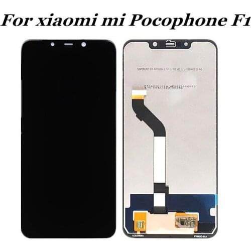 100% Test OK Original For Xiaomi poco F1 LCD Display Touch Screen Digitizer Assembly for xiaomi mi Pocophone F1 6.18"