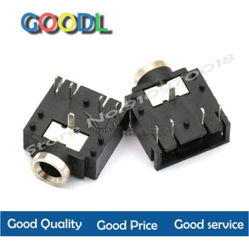 20PCS/LOT 3.5mm Stereo Jack Socket Audio Jack Connector PCB 5Pin 3F07