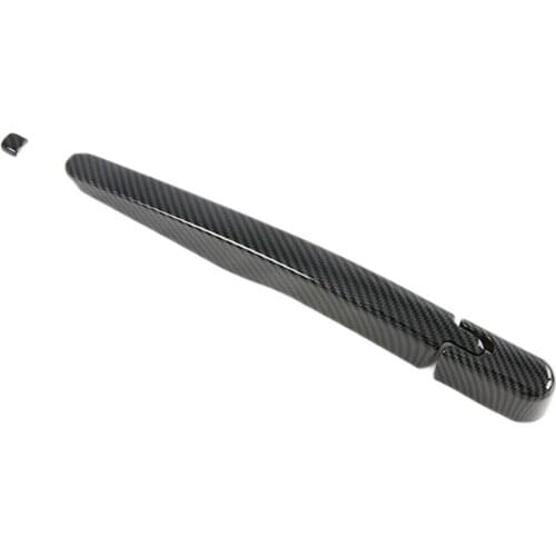 Car Accessories Fit For Ford Explorer 2020 2021 Carbon Fiber Styling Rear Windshield Window Rain Wiper Cover Trims Molding