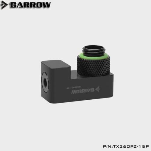 Barrow G1/4 Fitting 360 Degree Rotation Offset 15MM Adapter POM