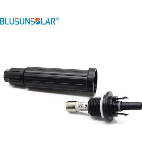 BLUSUNSOLAR10 PCS 1000V DC Fuse Female Connector Connect Solar Wire With 1A-20A Fuse PV Solar Fuse Holder For Solar System