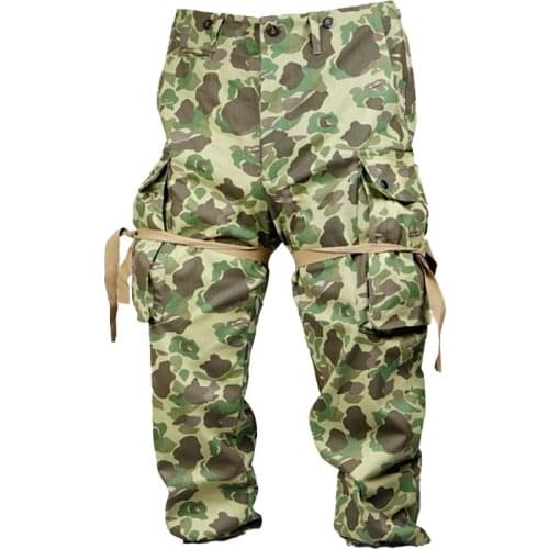 M42 Pants Military American Paratrooper Camo Sweatpants Running Pants Tactical Retro WW2 Training Pants