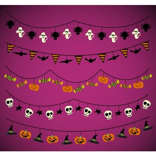 DABOXIBO Halloween Flag Clear Stamps Mold For DIY Scrapbooking Cards Making Decorate Crafts 2020 NEW Arrival