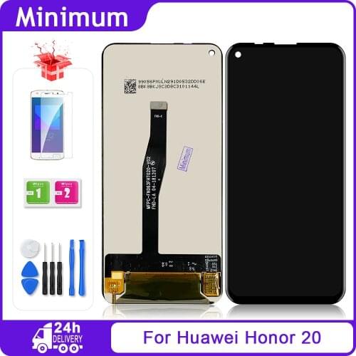 For Huawei Honor 20 YAL-L21 6.26" LCD Display Touch Screen Digitizer Assembly For Honor20 Replacement LCDs + Gift