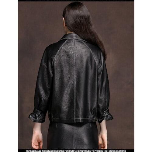 Genuine Leather Jacket 2020 Autumn Winter Jacket Women 300% Real Sheepskin Coat Female Streetwear Bomber Jackets MY3738