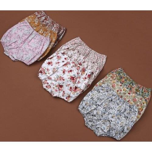 Fashion Baby Shorts Newborn Baby Bloomers Girls Pattern Shorts Toddler Trousers PP Pants