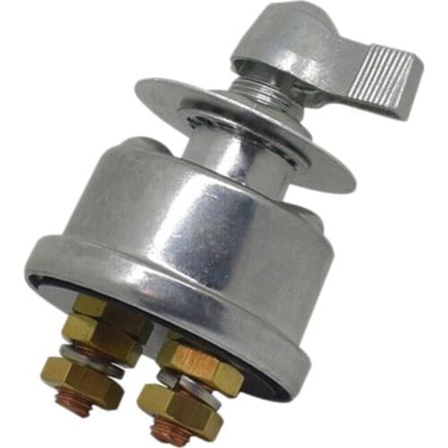 12-24 V Master Battery Disconnect Switch, Battery Power Cut Isolator Killer for Car, Vehicle, RV and Boat ( On/Off)