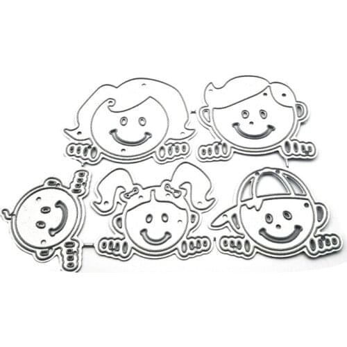Family Metal Cutting Dies Stencil DIY Scrapbooking Album Paper Card Template Mold Embossing Decoration