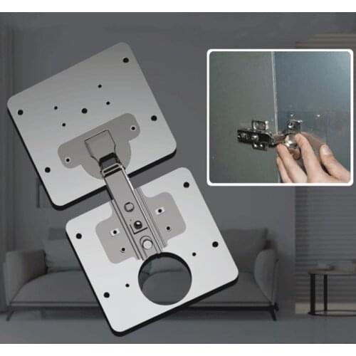 Hinge Repair Plate Stainless Steel Flat Brace Mending Joining Plates Fixing Brackets for Furniture Shelves Cabinet Home