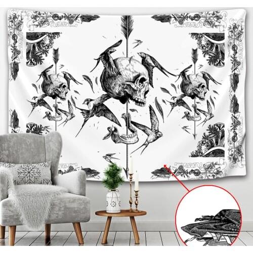 Tarot witchcraft psychedelic scene home art decoration Mandala tapestry Hippie Bohemia decorative sheet yoga mat sofa blanket