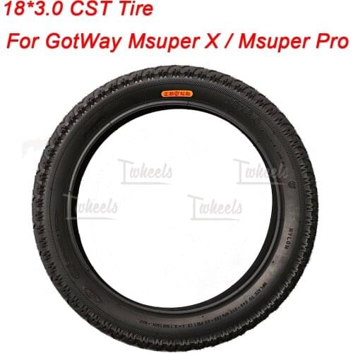 GotWay Msuper X outer tire inner tube 18*3.0 CST electric unicycle outer tire electric unicycle inner tube spare ccessories