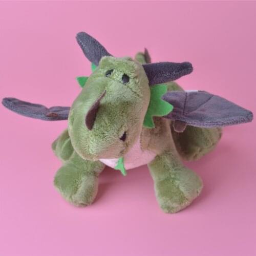 Green Dragon Plush Toy for Cute Baby/ Kids Gift, Dinosaur Plush Doll Free Shipping