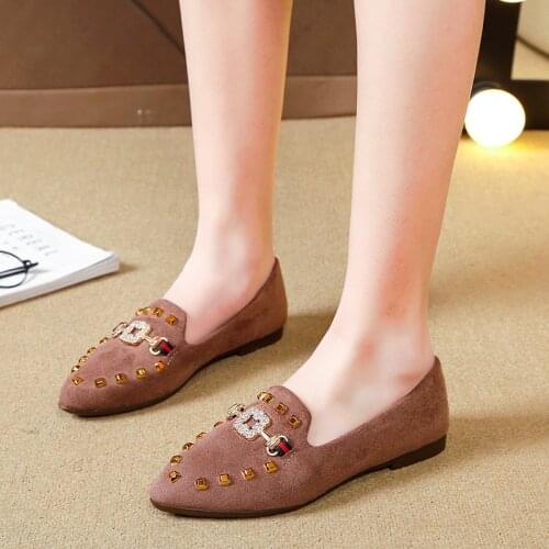 Xiaying Smile Women Pumps New Fashion Casual Shoes Spring Autumn Female Concise Mature Style Metal Decoration Pumps Shoes