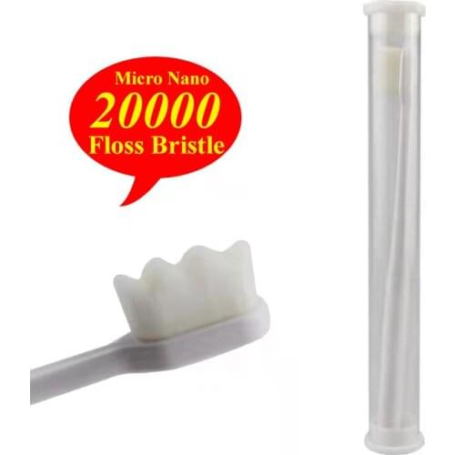 1PC Ultra-fine Nano Soft Toothbrush Hot Sale Eco Bamboo Tooth Brush Whitening Teeth Adults Oral Care Portable Travel Toothbrush