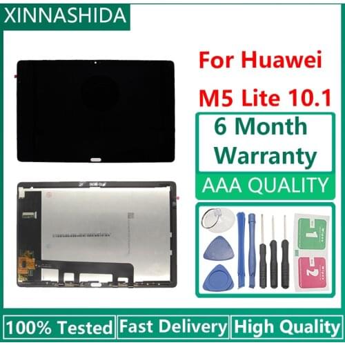 10.1" For Huawei MediaPad M5 Lite LTE 10 BAH2-L09 BAH2-L09C Bach2-L09C Bach2-W19C LCD Display Digitizer Touch Screen Assembly