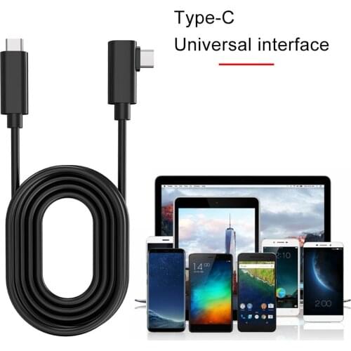 3M/5M Oculus Headset VR Cable PC VR for Quest 2 /Quest Link Type-C to USB 3.1 Data Fast Charge Cable Type-C to Type-C