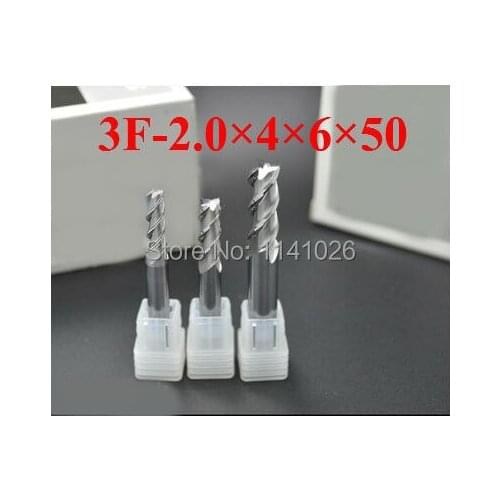 3F-2.0*4*6*50 Aluminum Carbide End mills,Carbide CNC End mill , lathe tool,boring bar,cnc,machine