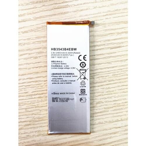 High quality Phone Battery HB3543B4EBW For Huawei Ascend P7 L07 L09 L00 L10 L05 L11 Replacement Battery 2460mAh