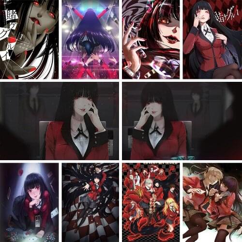 Anime Poster Canvas Wall Painting Home Decoration KAKEGURUI Picture High Quality Decoration Teenager Bedroom