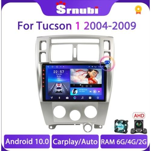 Srnubi Android 10 Car Radio Multimedia Video Player For Hyundai Tucson 2004 2005 2006 -2009 GPS Navigation 2 Din WIFI stereo DVD
