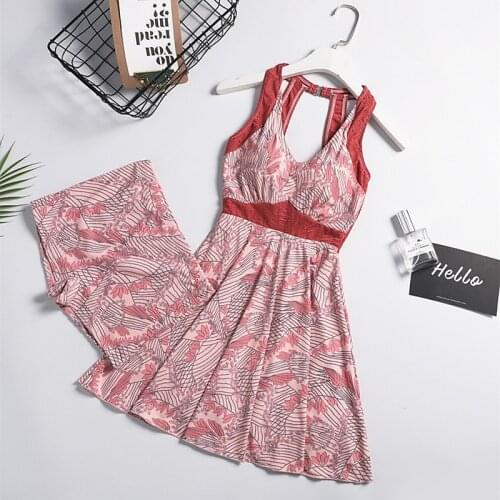 STAERK skirt boxer swim suit bathing suits female Women Boho Summer pink Bikini Set Push-Up Bra with Boy Short Two Piece Beachwe