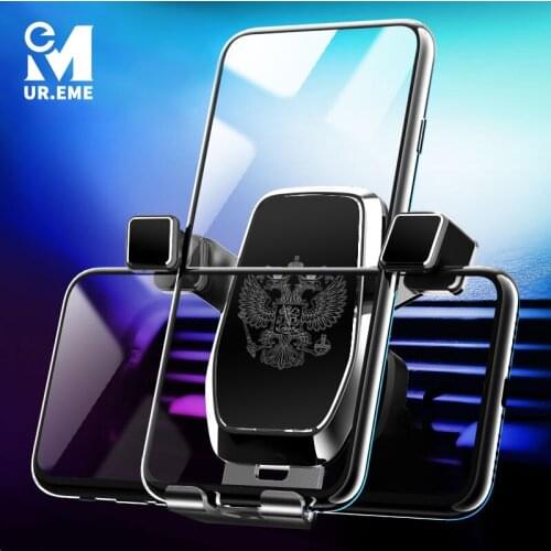 Universal Phone Holder In Car Mobile Phone Stand For Car Gravity Gps Cellphone Grip Mount Clip Interior Accessories