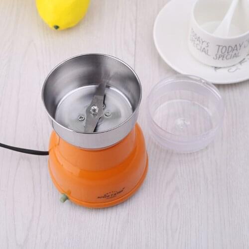 Electric Stainless Steel Coffee Bean Grinder Home Milling Machine Kitchen 220V Mar28