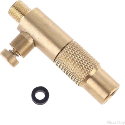 Brass Car Tire Inflator Standard Fine Thread Vehicle Air Compressor Pump Connector with Deflation function My12 20 Dropship
