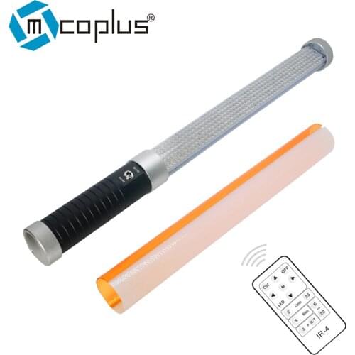 Mcoplus LE-R320 Magic Tube Light 2000LM CRI95+ Portable Handheld Led Video Wand Light with NP-F550 Battery for Photography