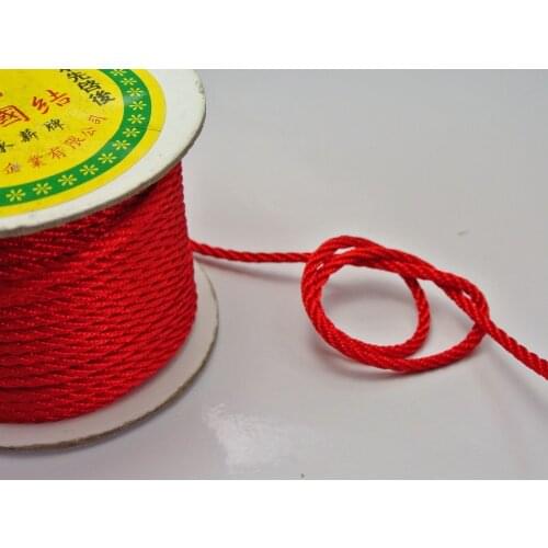 48 Meter Red Nylon Love Rope Binding Bind up Synthetic Silk String 2mm