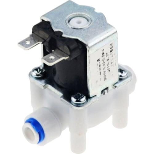 Normally closed Electric Solenoid Valve Magnetic DC 12V Water Inlet Flow Switch 1/4 " 12V 24V 220V Magnetic Controller Dispenser