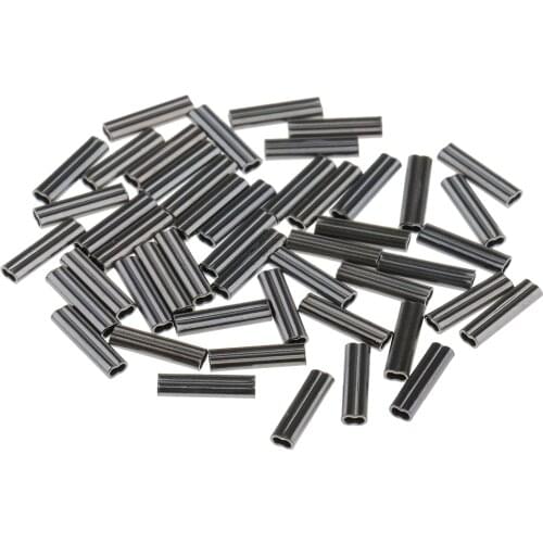 150pcs Double Barrel Fishing Crimp Sleeves for Rig Making, 0.8mm&1mm&1.2mm