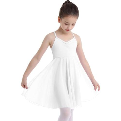 Oyolan Kids Teens Sequin Mesh Princess Ballet Tutu Dress Leotard Girls Ballerina Party Stage Comtemporary Lyrical Dance Costume