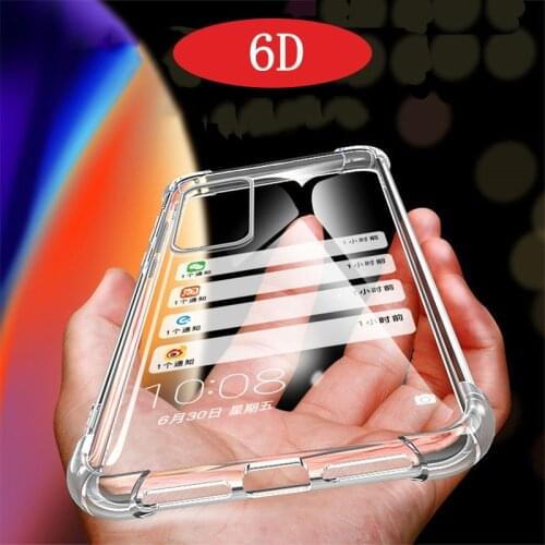 6D Anti-Knock TPU Case for Huawei P40 Pro P30 P20 Lite Mate 40 Pro 30 20 Lite 20X P Smart Z Plus 2019 2020 Clear Phone Cover