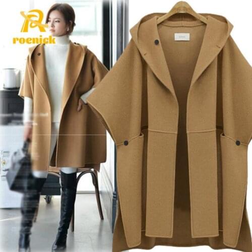 ROENICK Women's Hooded Coats