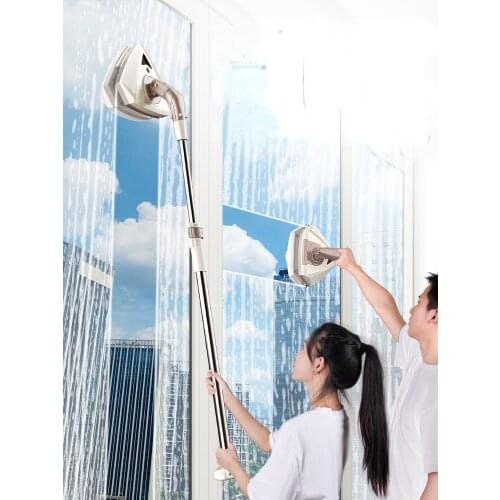 TT Glass Squeegee Household Thick Window Device High-Rise High-Rise Double-Layer Window Brush Scraping Double-Sided Cleaning