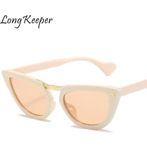Vintage Cat Eye Sunglasses Women Brand Design Oculos De Sol Feminino Ladies Glasses Retro Square Sun Glasses Gafas De Sol Mujer