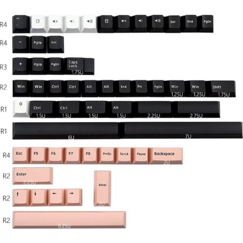 160 KEYS Cherry Profile Olivia Keycap Double Shot Thick PBT Keyboard Keycaps Cap 1XCB