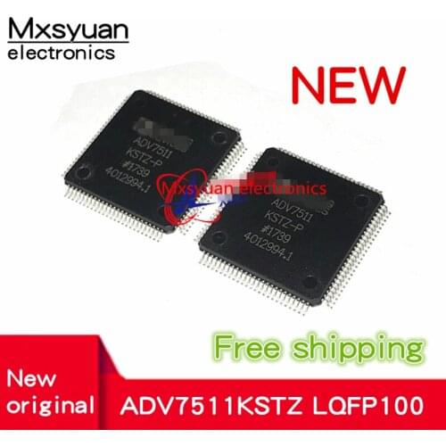5PCS free shipping ADV7511KSTZ ADV7511 ADV7511KST QFP-100 Video ICs 225MHz Hi Perf HDMI Transmitter w/ ARC new original