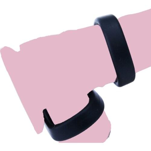 Candiway Black Soft Elastic Silicone Premature Ejaculation Stretchy Cock Ring Male Time Lasting Adult Sex Toys For Men