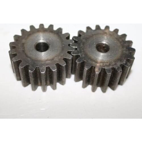 Diameter:40mm 2M-18teeth 45 carbon steel metal straight gear motor gear DIY standard gear--hole d:8mm
