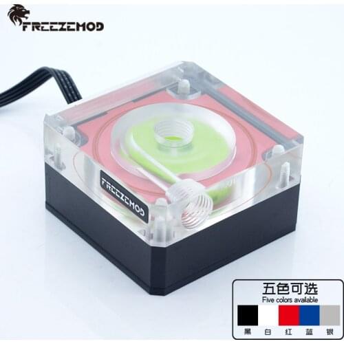 FREEZEMOD computer water cooler water pump flow 500L ultra-thin 36mm thick PWM speed control. PU-SZM4R