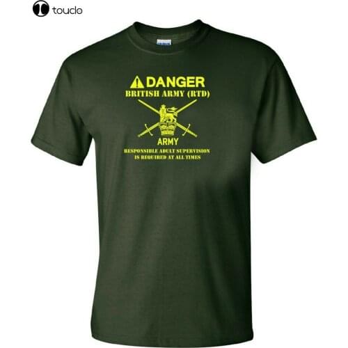 British Army (Rtd) T-Shirt Funny T-Shirt Responsible Adult Military T-Shirt