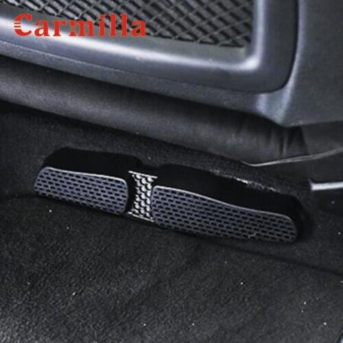 Carmilla Car Rear Seat Air Outlet Cover for Audi A3 Seat Leon MK3 for Skoda Octavia A7 for VW Golf 7 Mk7 Passat B8 2013-2019