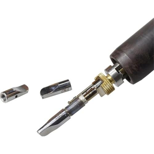 M5 Thread Mini Hot Edge Irons Head Leather Craft Press Edge Side Head Set For Leather Edge Ironing Machine Leather Craft Tools