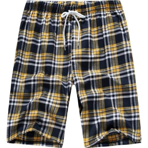 Mens Spring Summer shorts Casual Plaid pants Fitness Bodybuilding Loose Pocket Joggers Sports Sweatpants Trousers Fashion #40