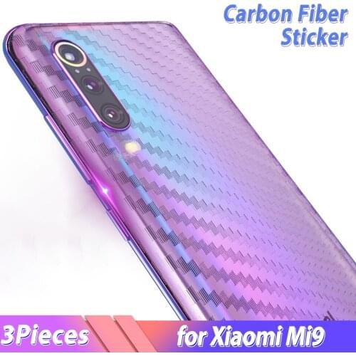 Soft Carbon Film for Xiaomi Mi 9 SE 8 SE 5X Redmi Note 7 Film Back Screen Protector Fiber Sticker Carbon Film for Xiaomi Mi 9 SE