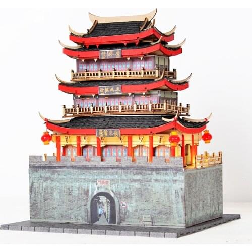 CUTEBEE DIY Dollhouse Kit Miniature Wooden Doll Houses Furniture Kit with LED Light Toys for children Christmas Gift