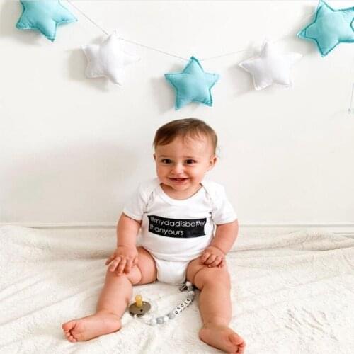 5 star string Nordic star moon string hanging decoration childrens room crib tent bed curtain with decoration room decoration