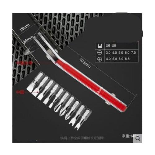 Right-angle turn screwdriver, two-way ratchet screwdriver, turn head screwdriver, repair tool